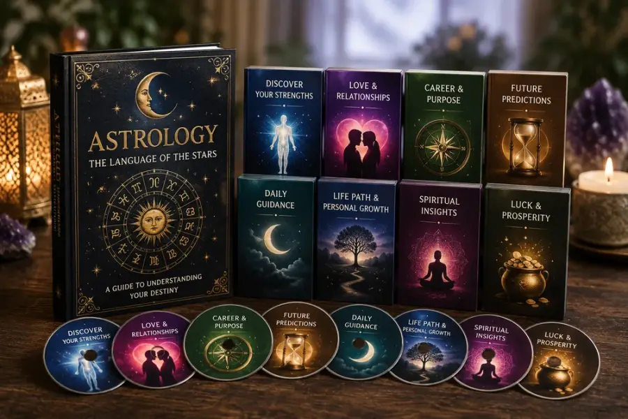 Your Astrology Language digital astrology program guide collection birth chart reading