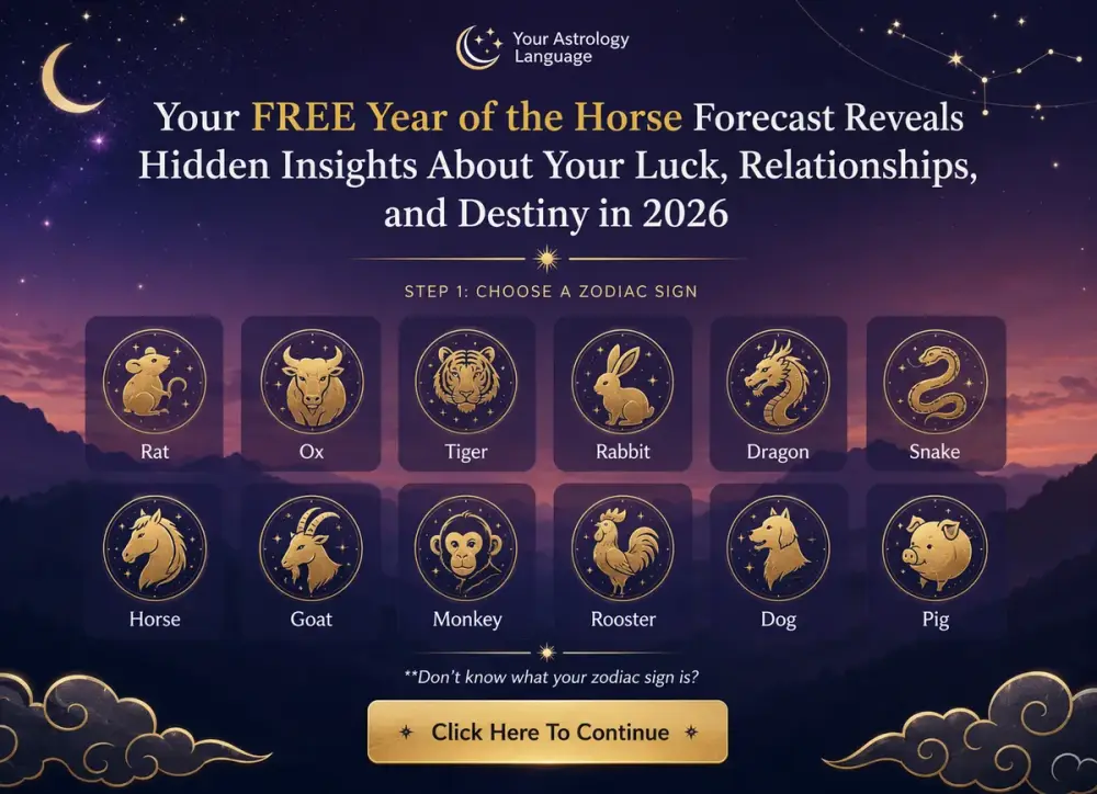 Your Astrology Language free Year of the Horse forecast Chinese zodiac signs