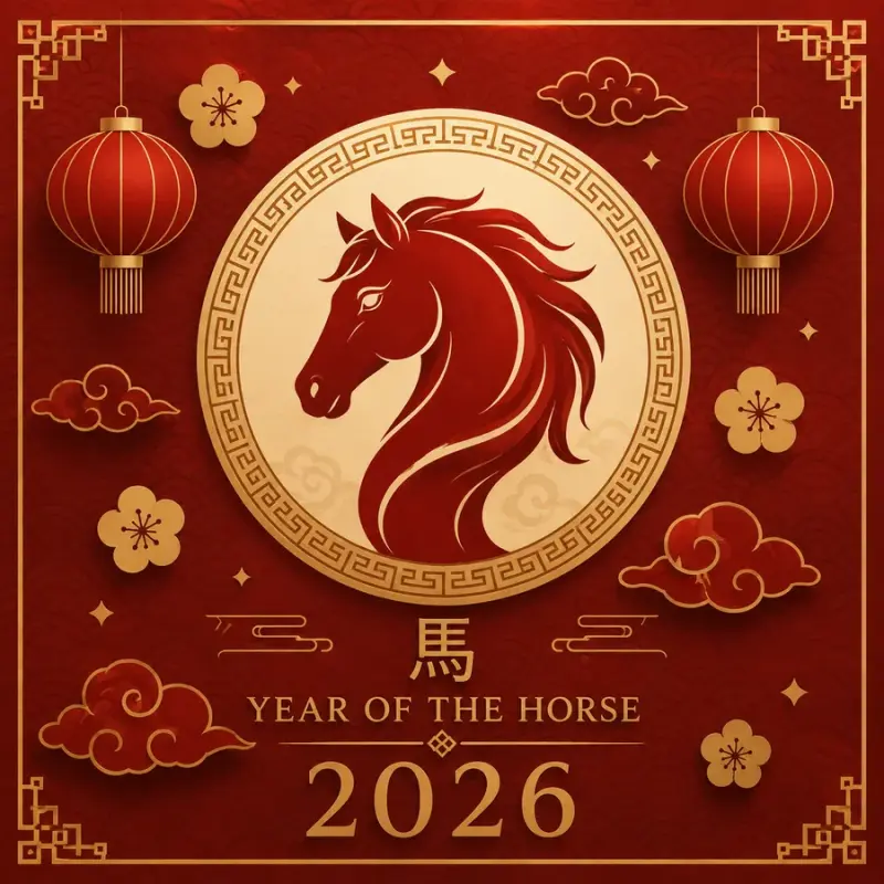 Year of the Horse 2026 Chinese astrology Fire Horse reading Your Astrology Language